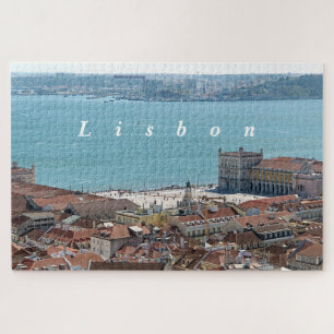 Puzzle Le panorama de Lisbonne.