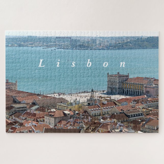 Puzzle Le panorama de Lisbonne. (Horizontal)