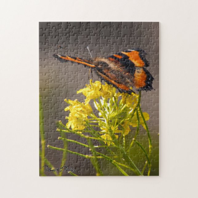 Puzzle Le papillon Tortoiseshell de Milbert (Vertical)