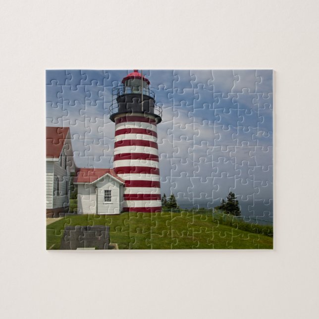 Puzzle Le parc d'État du phare de West Quoddy Head est le (Horizontal)