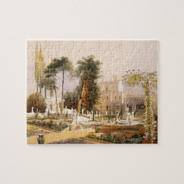 Puzzle Le Parterre dans les jardins chez Wilton, le siège (Horizontal)