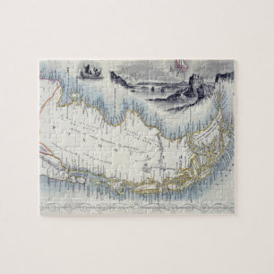 Puzzle Le Patagonia, d'une série de cartes du monde a