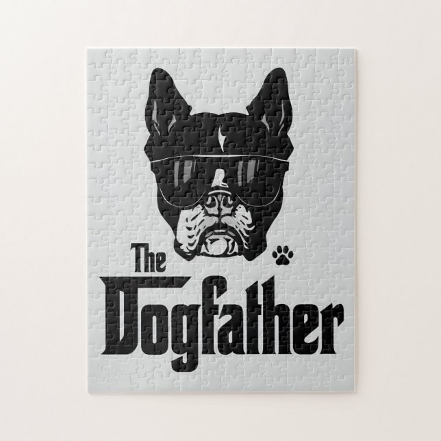 Puzzle Le père chien et papa chien (Vertical)