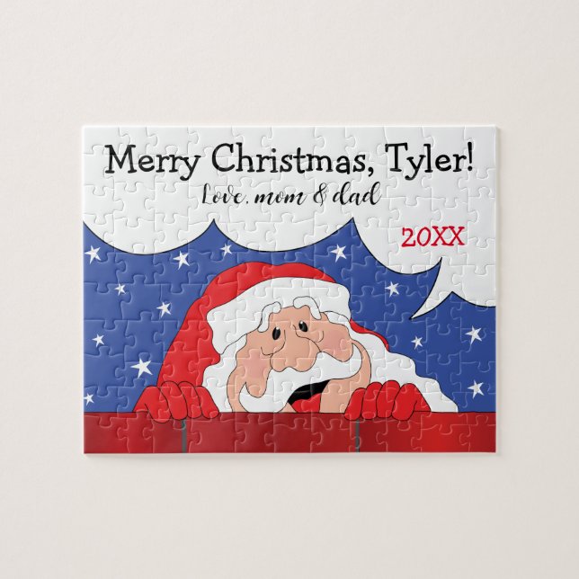 Puzzle Le Père Noël dit (Horizontal)