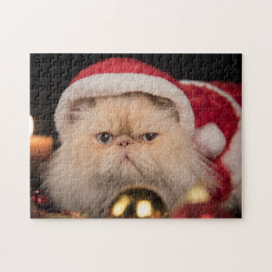 Puzzle Le Père Noël Grumpy Cat