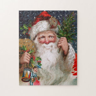 Puzzle Le père noël vintage avec du charme