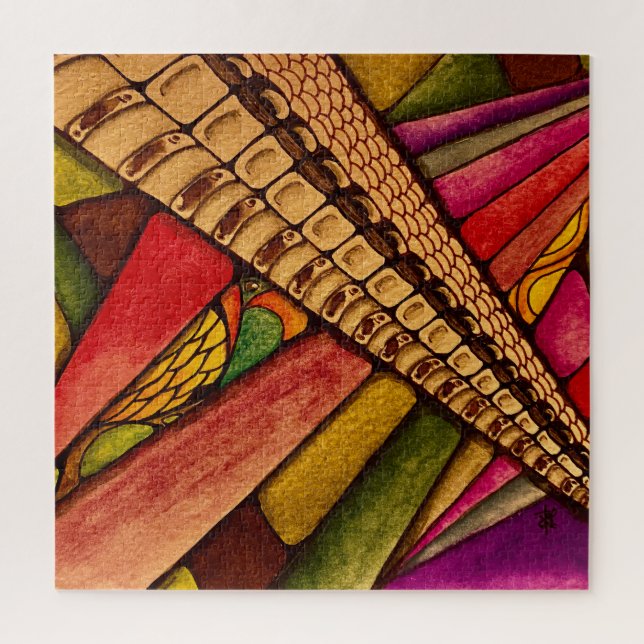 Puzzle Le perroquet (Vertical)