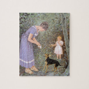 Puzzle Le petit chien gourmand par Guido Marzulli, réalis