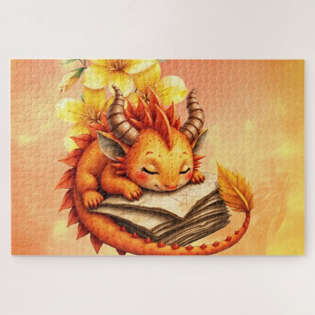 Puzzle Le petit dragon mystique.  (Horizontal)