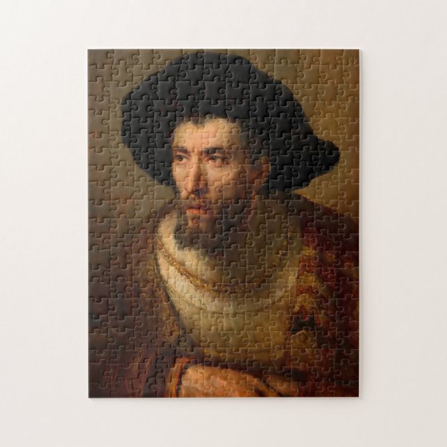 Puzzle Le philosophe, 1653 par Rembrandt van Rijn (Vertical)
