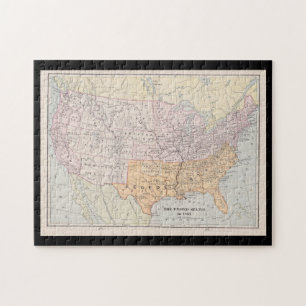 Puzzle Le plan Anaconda du général Winfield Scott en 1861