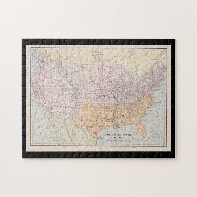 Puzzle Le plan Anaconda du général Winfield Scott en 1861 (Horizontal)