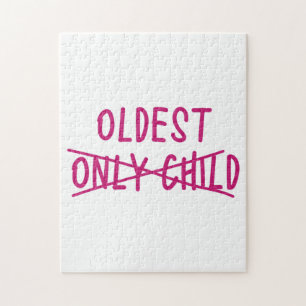 Puzzle Le plus âgé avec un seul enfant traversé