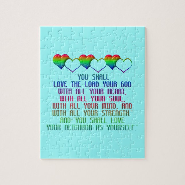 Puzzle Le plus grand commandement (Vertical)