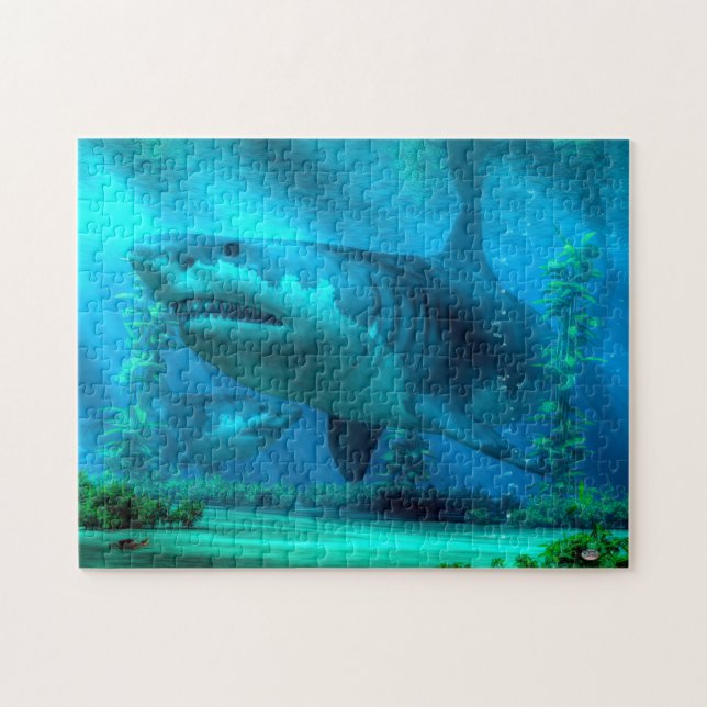 Puzzle Le plus grand requin (Horizontal)