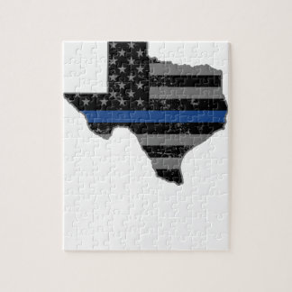 Puzzle Le policier du Texas amincissent Blue Line
