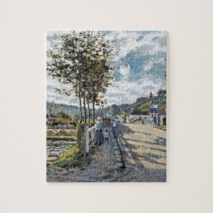 Puzzle Le pont chez Bougival par Claude Monet