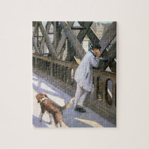 Puzzle Le Pont de L'Europe : détail d'un homme et d'un a