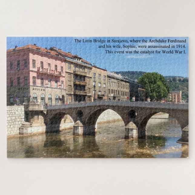 Puzzle Le pont latin Sarajevo Bosnie Grande (Horizontal)