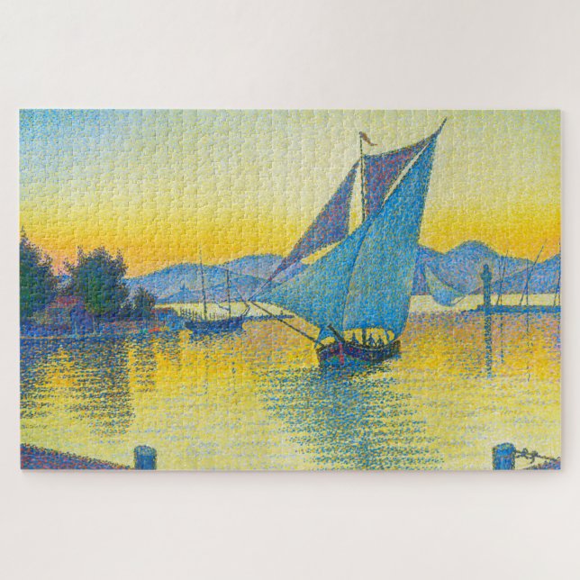 Puzzle Le port au coucher du soleil, Signac (Horizontal)