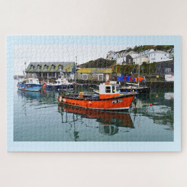 Puzzle le port de Mevagissey en Cornouailles (Horizontal)