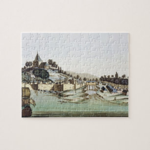 Puzzle Le port et la ville du Malacca, Malaisie,