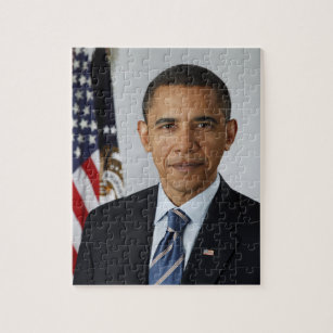 Puzzle Le président Barack Obama, 1er mandat Portrait Off