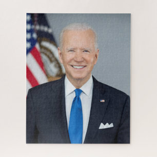 Puzzle Le président Joe Biden Portrait de la Maison Blanc