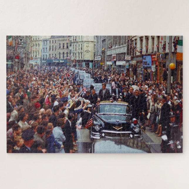 Puzzle Le président Kennedy visite l'Irlande. (Horizontal)
