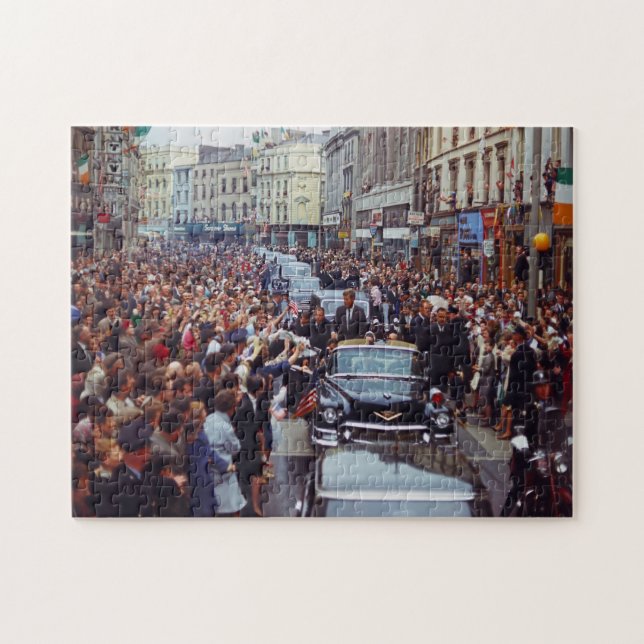 Puzzle Le président Kennedy visite l'Irlande. (Horizontal)