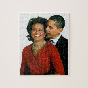 PUZZLE LE PRÉSIDENT OBAMA ET LA PREMIÈRE DAME-PUZZLE JIGS