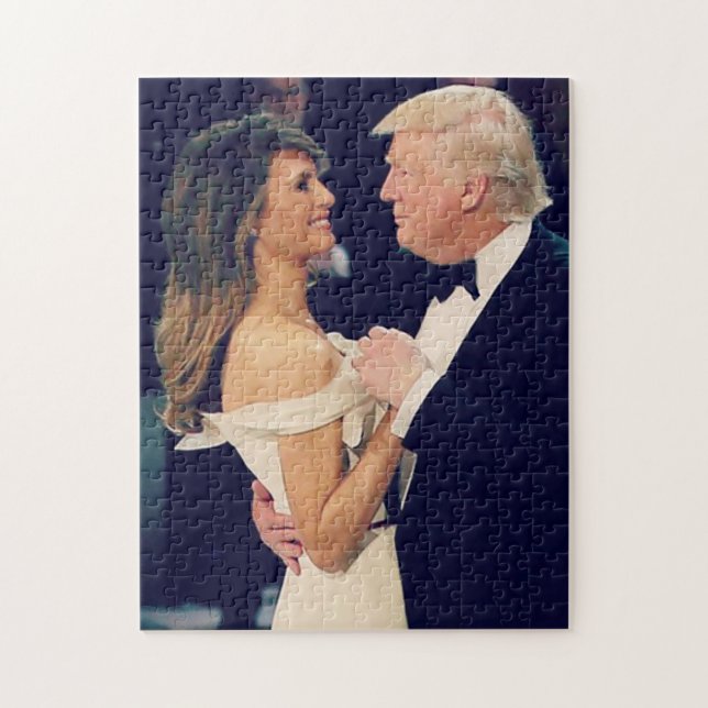 Puzzle Le président Trump et Melania Dance (Vertical)