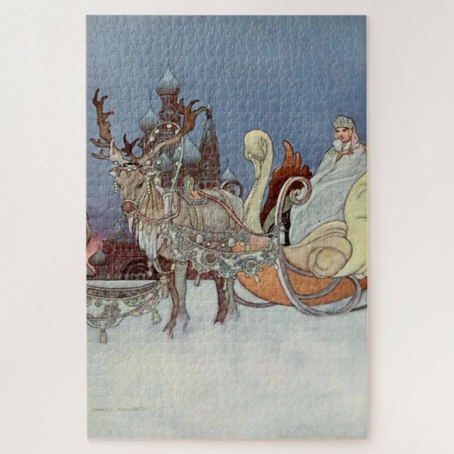 Puzzle "Le Prince Heureux" par Charles Robinson de Russie (Vertical)