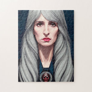 Puzzle Le Protector Elder Witch Art Imaginaire peinture