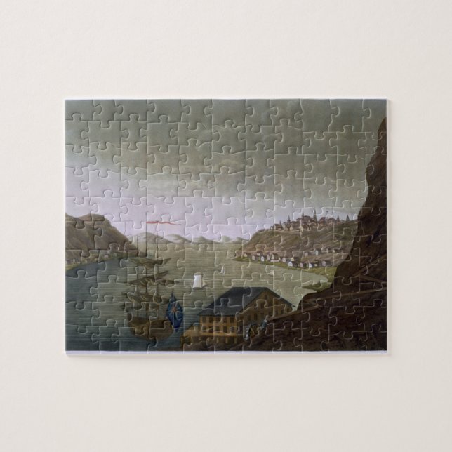 Puzzle Le Québec et le St Lawrence River, plaquent 4 de (Horizontal)