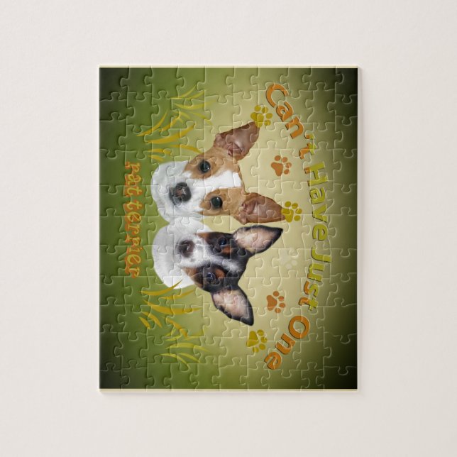 Puzzle Le Rat terrier ne peut pas avoir juste un (Vertical)