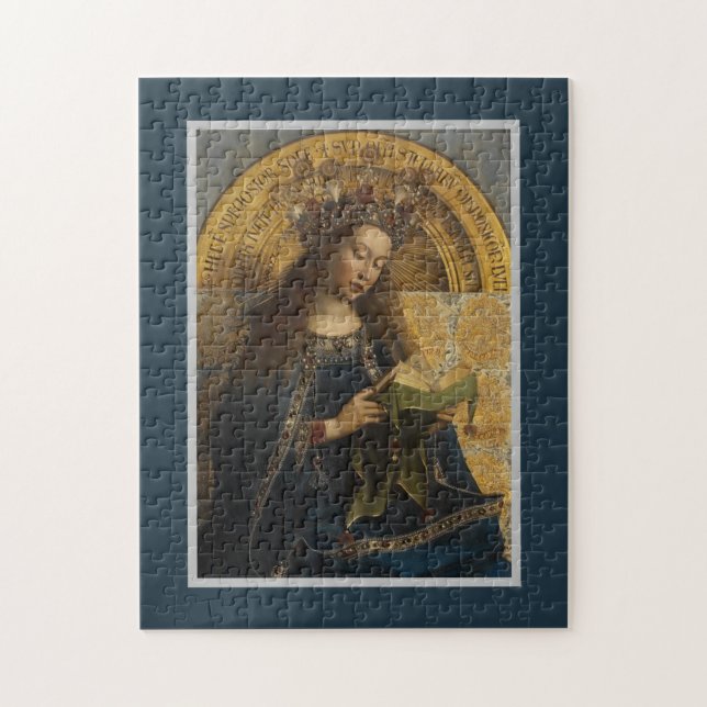 Puzzle Le Retable de la Vierge Marie Gand 1432 jan van ey (Vertical)