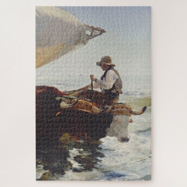 Puzzle Le Retour de la pêche (Vertical)