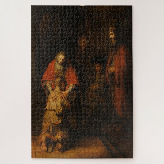 Puzzle Le retour du fils prodigue par Rembrandt (Vertical)
