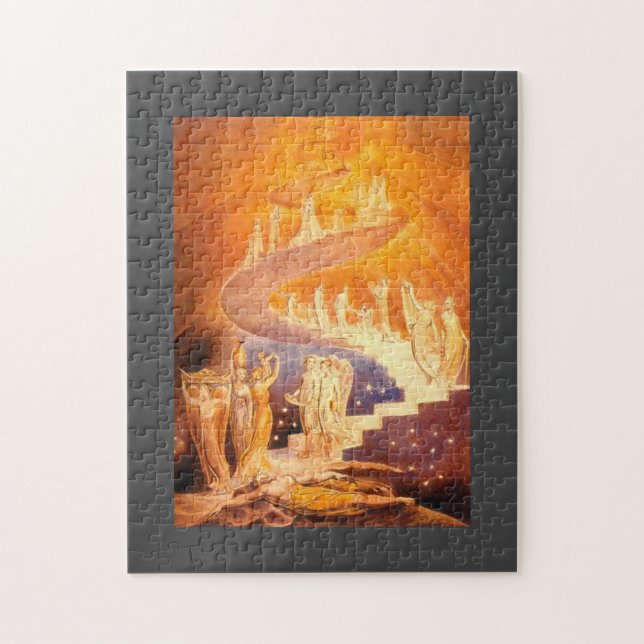 Puzzle Le rêve de Jacob par William Blake (Vertical)