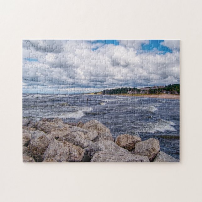 Puzzle Le rivage du lac Michigan (Horizontal)