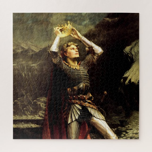 Puzzle Le roi Arthur par Charles Ernest Butler (Vertical)