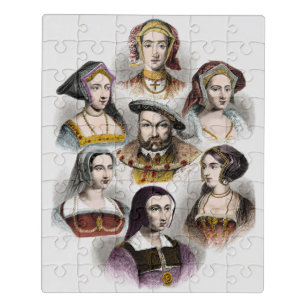 Puzzle Le Roi Henry VIII de l'Angleterre   ses six