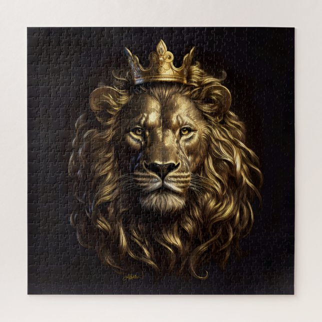 Puzzle Le Roi ! Le Lion d'Oz pas si puéril (Vertical)