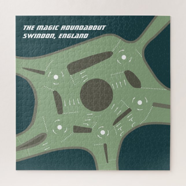 Puzzle Le rond point magique, Swindon, Angleterre (Vertical)