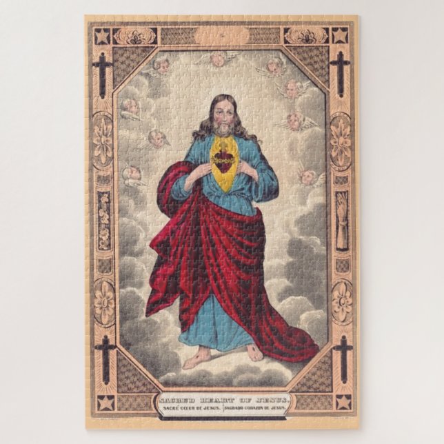 Puzzle Le Sacré-Cœur de Jésus (Vertical)