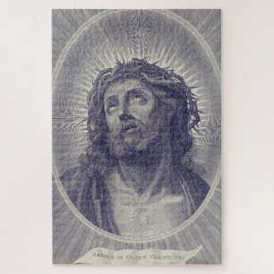 Puzzle Le Saint Visage de Jésus avec Couronne d'Épines Ar