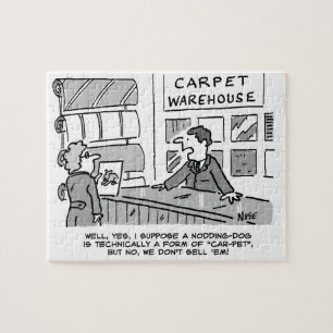 Puzzle Le salon de la moquette ne vend pas de chiens de n