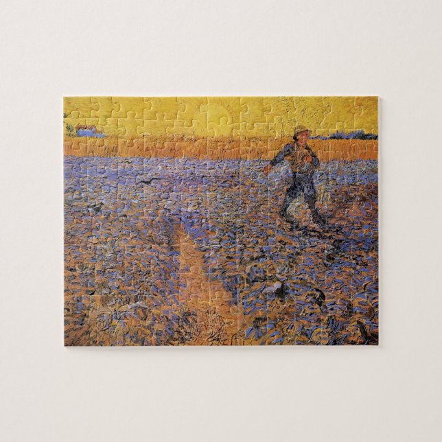 Puzzle Le Semeur par Vincent van Gogh (Horizontal)