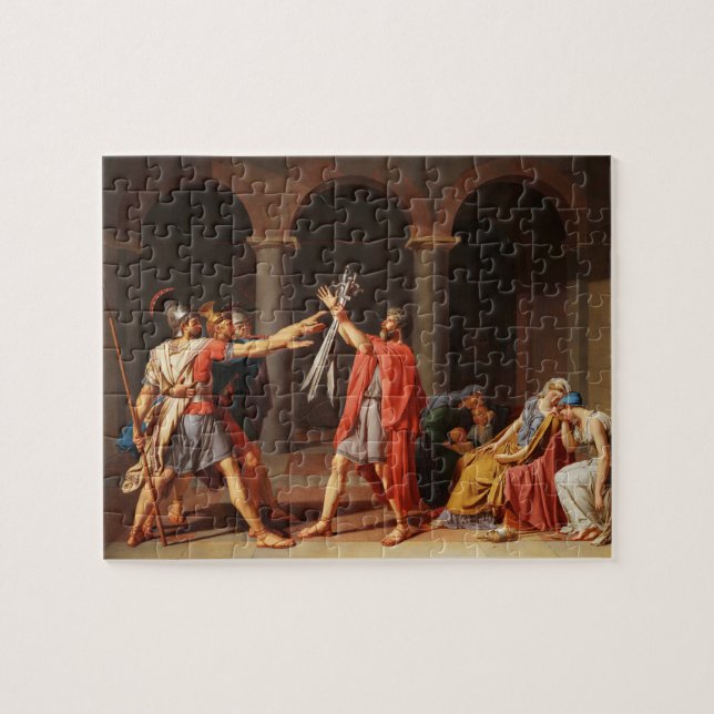 Puzzle Le serment de la Horatii par Jacques-Louis David (Horizontal)